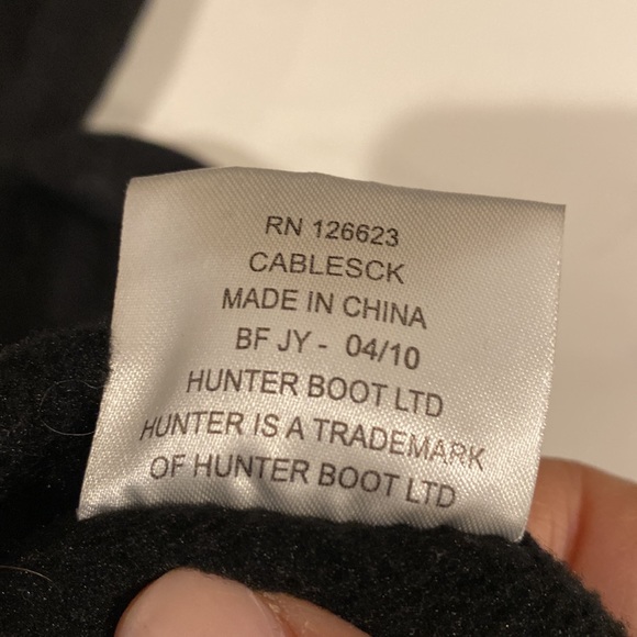 Hunter Rain Boot Socks Black - Picture 2 of 7